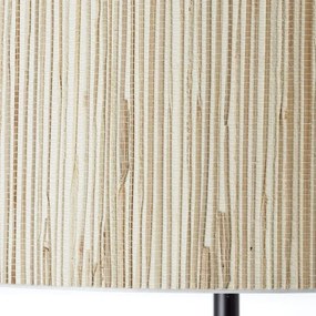 Brilliant - Lampada da terra WIMEA 1xE27/52W/230V nera/beige