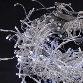 Brilagi - Catena luminosa natalizia LED per esterni 400 LED/8 funzioni 23 m IP44 bianco freddo