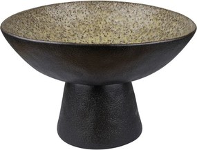 Ciotola nera/beige in gres ø 31,5 cm By Hand – Mette Ditmer Denmark