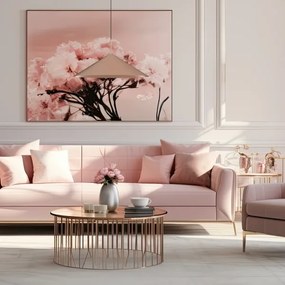 Lampadario a cavo CAPITAL 1xGX53/15W/230V Ø 60 cm oro rosa