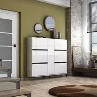 Scarpiera bassa 6 ribalte e 1 anta EASY made in Italy