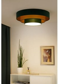 Duolla - Plafoniera LED LUNETA LED/26W/230V diametro 60 cm 4000K verde/oro