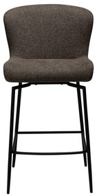 Sgabello da bar marrone imbottito (altezza della seduta 67,5 cm) Glam – DAN-FORM Denmark