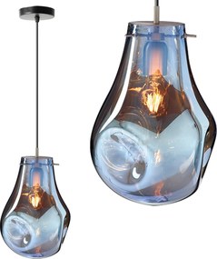 Lampada Di Soffitto Pensile Di Vetro APP327-1CP Blue