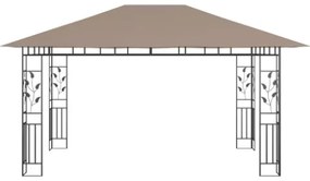 Gazebo con Zanzariera 4x3x2,73 m Talpa 180 g/m²