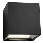 Cube LED Applique da Parete da Esterno XL 3000K Up/Down Nero - LIGHT-POINT