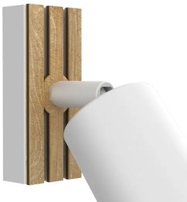 Faretto da parete TERRA 1xGU10/8W/230V bianco/quercia