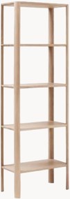 Scaffale in legno di quercia Leaf