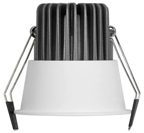 Faro da Incasso 12W Foro Ø75mm Bianco IP40 CCT BRIDGELUX LED 3 Parabole Colore Bianco Variabile CCT