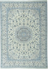 Nain Tappeto 340x240 Beige (Iran) Annodato A Mano