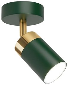 Brilagi - Faretto da parete POKER 1xGU10/25W/230V verde