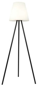 Lampada da terra per esterni moderna nera IP44 con LED solare - Virginia