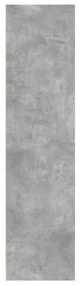 Armadio grigio cemento 30x50x200 cm in legno multistrato