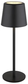 Globo 58482B-LED Lampada da tavolo ricaricabile da esterno dimmerabile VAN. 2W/5V 2200mAh IP44 nero