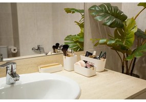 Organizzatore da bagno bianco Ecologic, 8,4 x 7,8 cm - Compactor