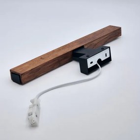 Brilagi-Illuminazione a LED per specchi da bagno WOODY MIRROR LED/8W/230V IP44 quercia/nero