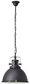 Brilliant - Lampadario a catena JESPER GLAS 1xE27/60W/230V nero