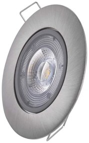 Lampada LED da incasso EXCLUSIVE 1xLED/5W/230V 4000 K argento