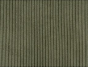 Poltrona in velluto a coste verde Vigor - Leitmotiv