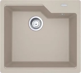 Lavello integrato 1 vasca in fragranite beige FRANKE Urban L 50 x L 56 cm