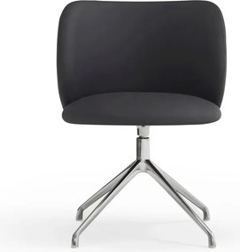 Sedia da pranzo nera in imbottito Mogi – Teulat