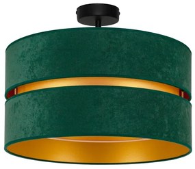 Duolla - Lampadario a plafone DUO 1xE27/15W/230V diametro 40 cm verde/oro
