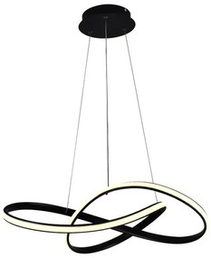 Brilagi - Lampadario a sospensione con filo LED dimmerabile COSMOWAVE LED/70W/230V nero + +TC