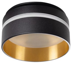 Kanlux 29234 - Lampada da incasso GOVIK GU10/10W nero/oro