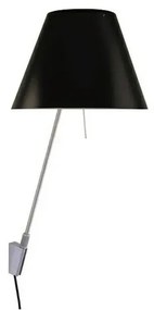 Costanza Applique da Parete con Dimmer Alu/Liquorice Black - Luceplan