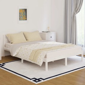 Giroletto İn Legno Massello Di Pino 140x200 Cm Bianco /