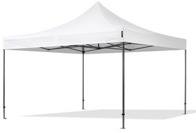 TOOLPORT 4x4 m gazebo pieghevole, PREMIUM acciaio, bianco - (600102)