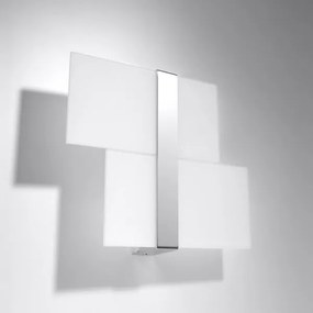 Sollux SL.0187 - Applique MASSIMO 2xG9/40W/230V bianco/cromo