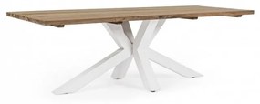 Tavolo Ramsey da esterno bianco 240x100 cm
