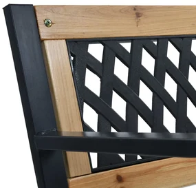 Panchina da giardino 120 cm in legno