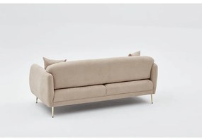 Divano letto beige 210 cm Simena - Balcab Home
