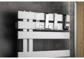 Gedy - Gancio per radiatore nero/termoplastico