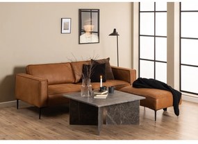 Tavolino in marmo nero 90x90 cm Vega - Actona