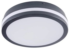 Kanlux 33348- Plafoniera LED da esterno BENO LED/18W/230V 4000K antracite IP54