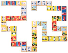 Domino in legno - Mezzi di trasporto