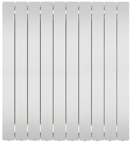 Radiatore acqua calda PRODIGE MODERN in alluminio, 10 elementi, interasse 800 mm, neutral white