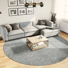 Tappeto Shaggy Pamplona A Pelo Lungo Moderno Verde Ø 280 Cm /