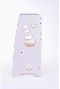 Torre d'apprendimento LINDA bianco/acero