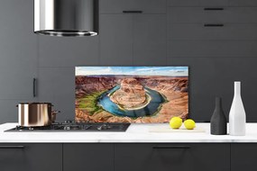 Pannello cucina paraschizzi Paesaggio del Grand Canyon 125x50 cm