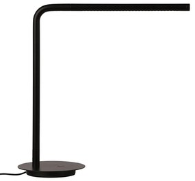 Lampada da tavolo LED nera in metallo con intensità regolabile (altezza totale 46 cm) Omni Table – UMAGE