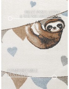 Tappeto per bambini crema 160x230 cm Walk like an Elephant Rainbow Party - Villeroy&amp;Boch