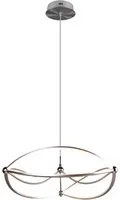 Sospensione Moerna Led 42 w Charivari Ellissi Nichel Trio Lighting