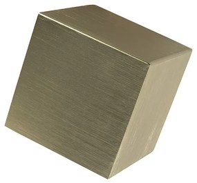 Set di 2 lampade da parete moderne dorate - Cube