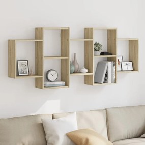 Scaffale A Parete Rovere Sonoma 159x18x65 Cm İn Truciolato /