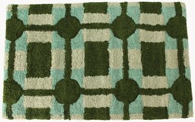 Tappetino da bagno in cotone Geometric