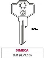 20pz chiave ottone sm1 (g. vac 3) simeca vit47580